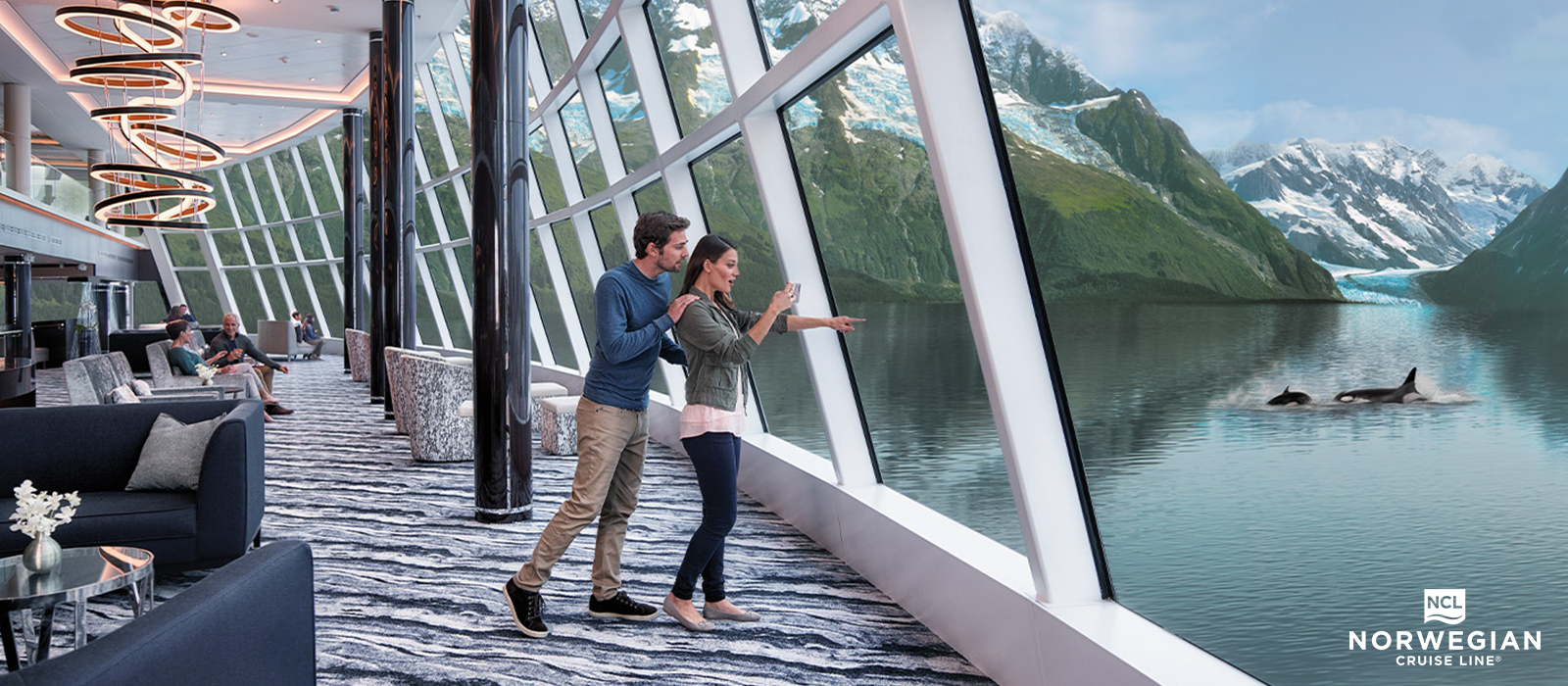 Cruise vacation destination scenery